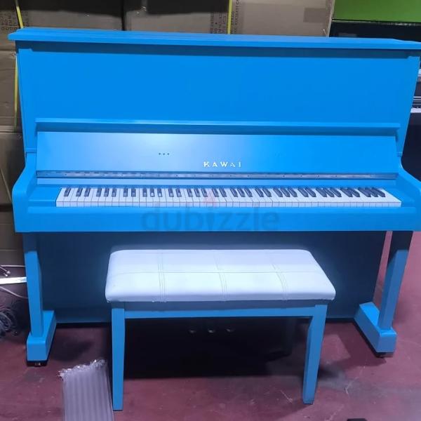 Kawai BS10 Blue Upright Piano – Made in Japan