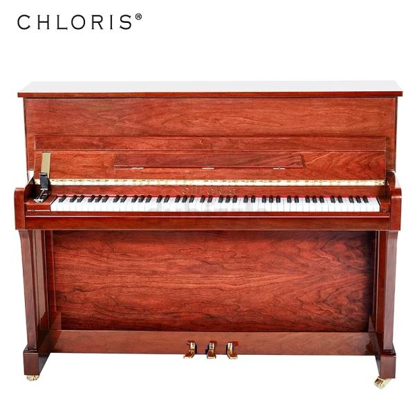 Chloris HU110E Glossy Mahogany Upright Piano |Used Pianos Dubai