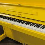 Yamaha U1 Upright Piano | Yellow Finish | Used Pianos Dubai