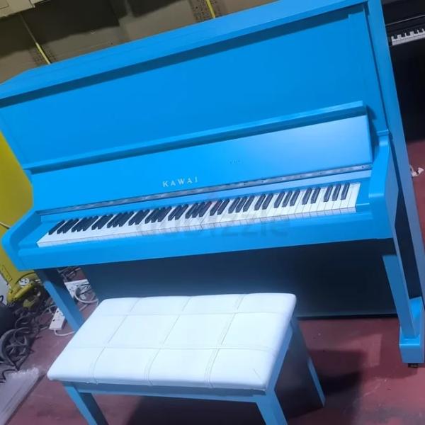 Kawai BS10 Blue Upright Piano – Made in Japan | Used Pianos Dubai