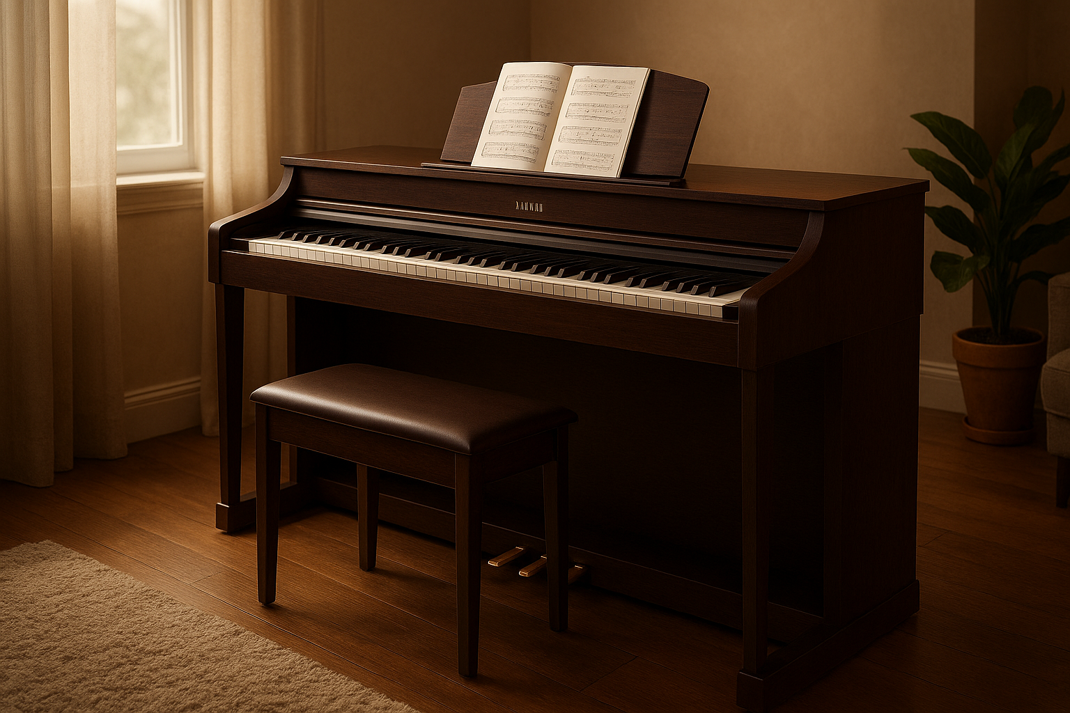 Yamaha Clavinova CLP-240 Rosewood Digital Piano – Premium Sound & Elegant Design