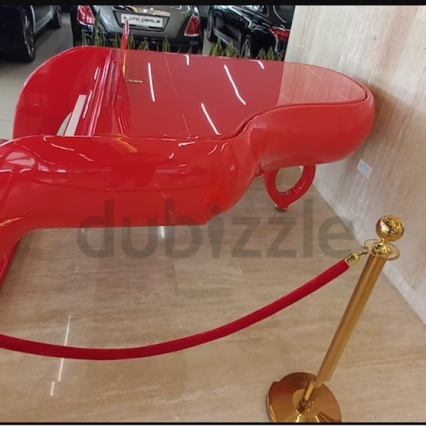 Stunning Ferrari Car Shaped Red Grand Piano - A Unique Showpiece for Your Space