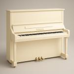 Yamaha U1 Upright Piano In Beige White Finish – Made in Japan