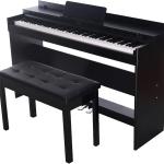 A803 Digital Piano – Glossy Black Finish with Dream France Sound Source Professional Sounding Tech