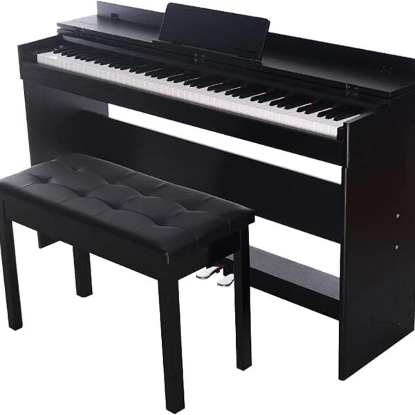 A803 Digital Piano – Glossy Black Finish with Dream France Sound Source Professional Sounding Tech